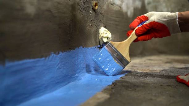 Commercial Waterproofing project at a South Plainfield, NJ business property by SJ Waterproofing Pros